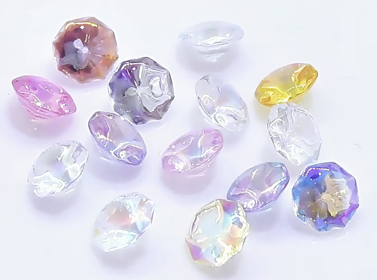 Jellyfish cut at different angles