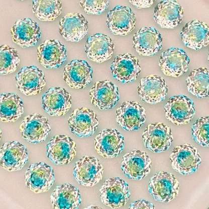 Radiance Zircon Ear Studs Collection - Rose Cut (8mm)