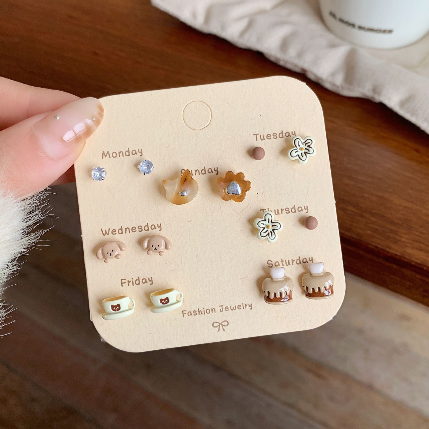 Weekly Earring Set(7 Pairs)