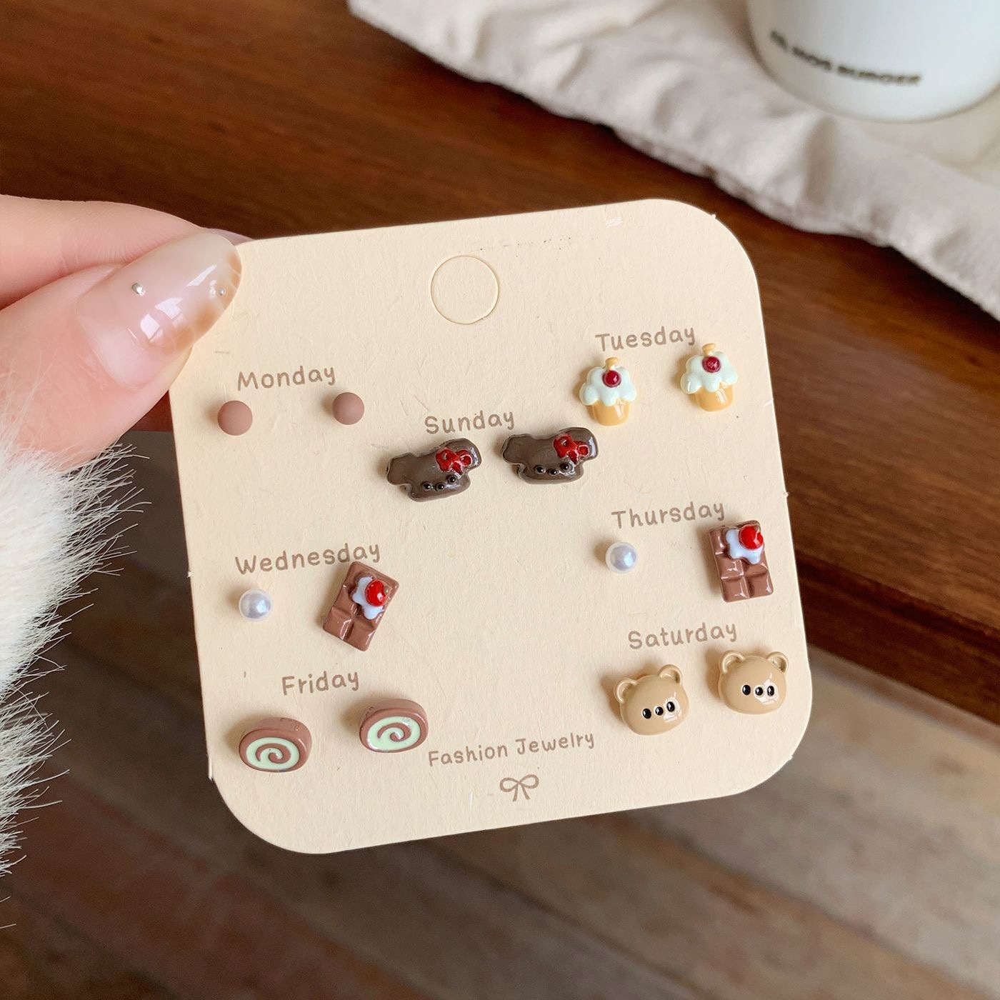 Weekly Earring Set(7 Pairs)