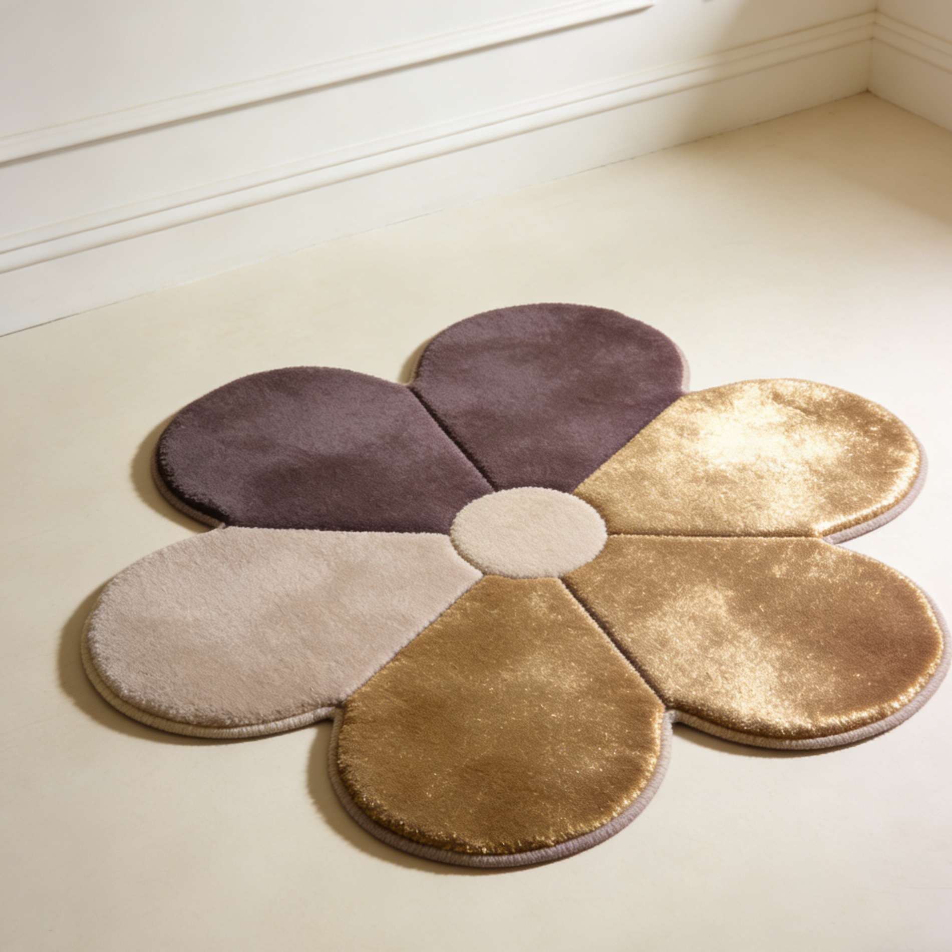 花瓣造型裝飾地毯