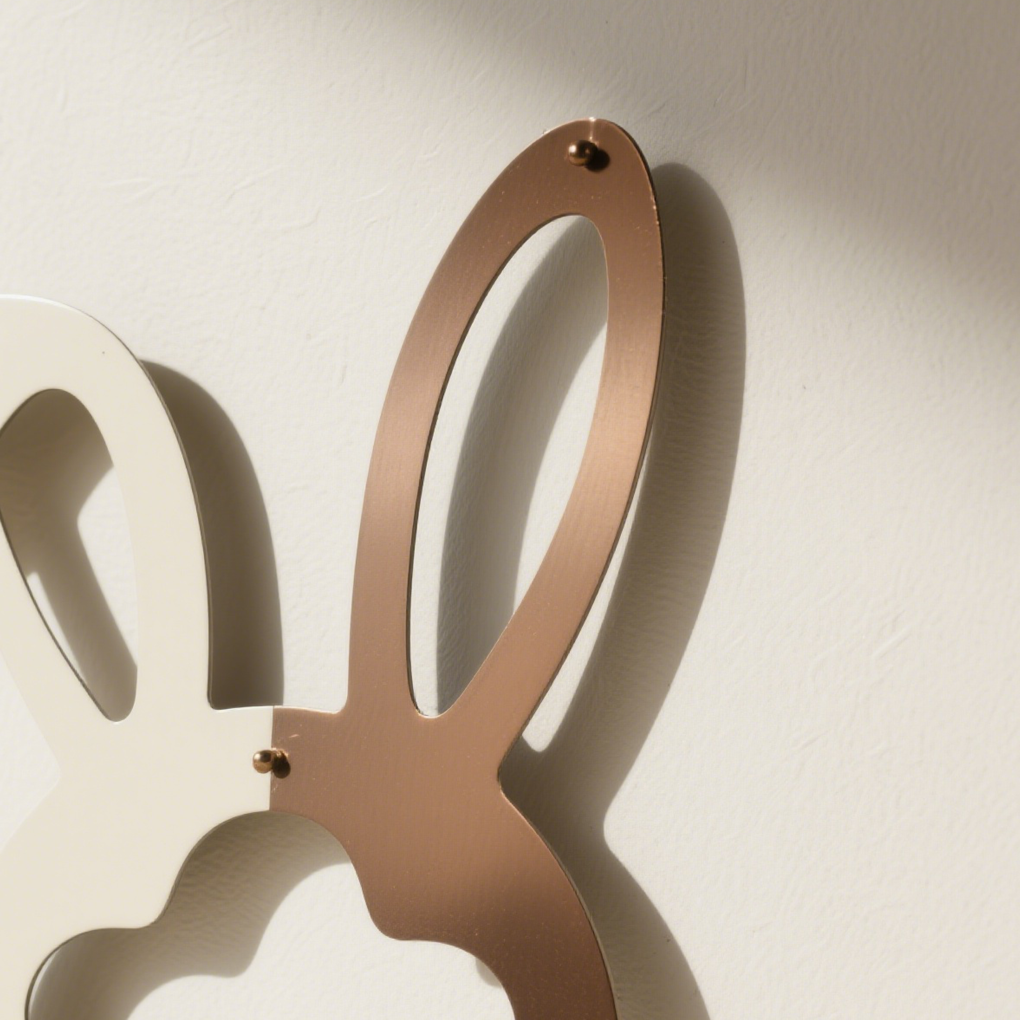 創意金屬兔子掛件組（2入）