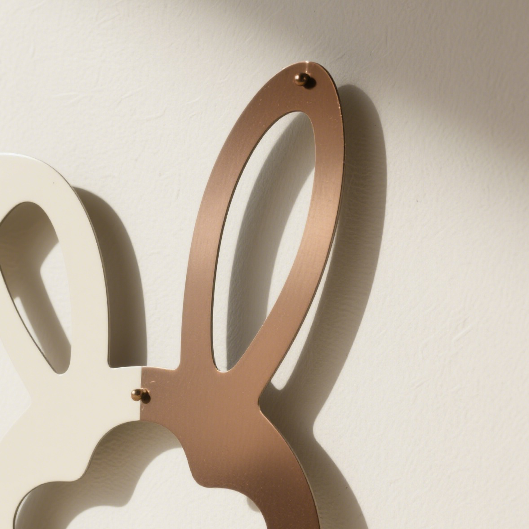 創意金屬兔子掛件組（2入）