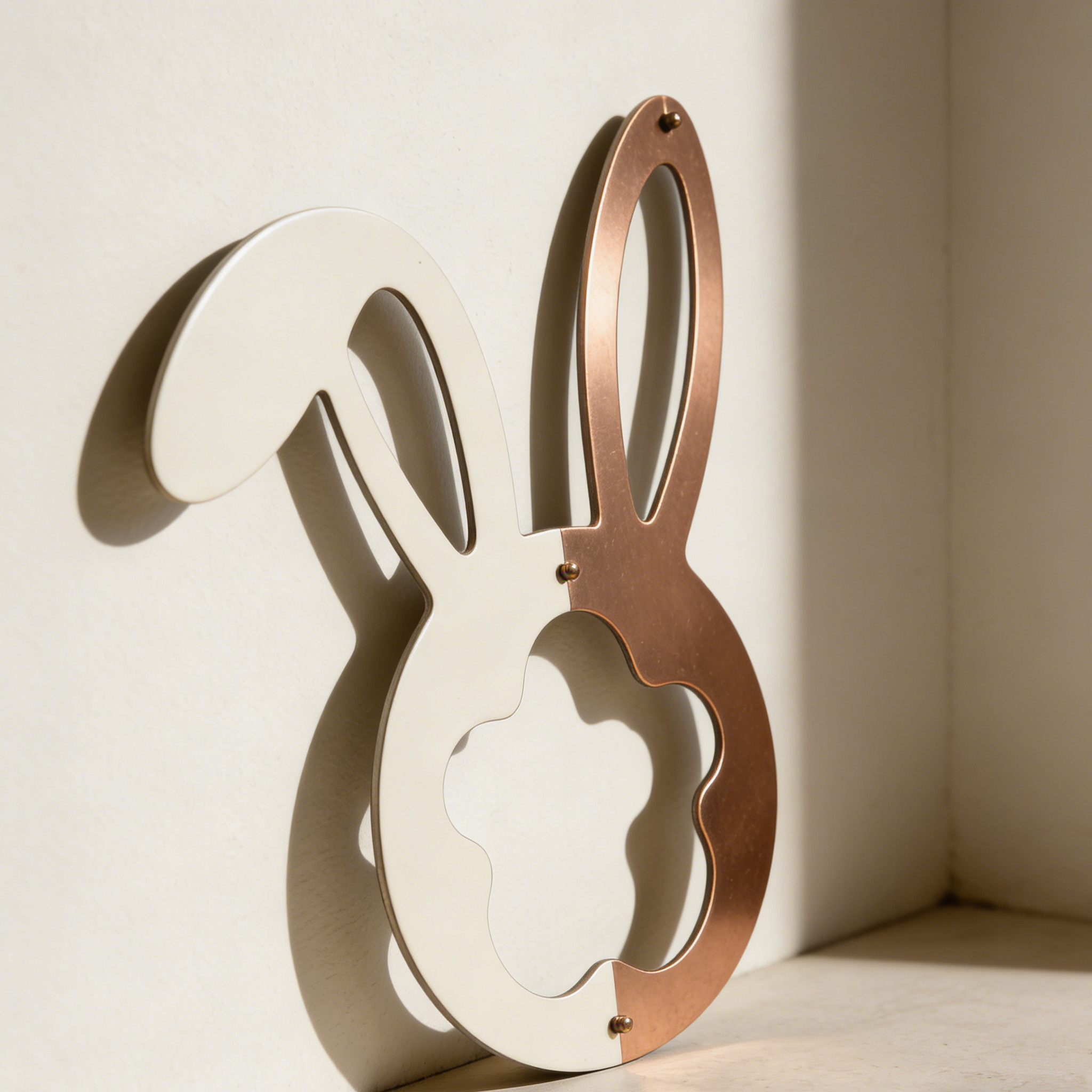 創意金屬兔子掛件組（2入）