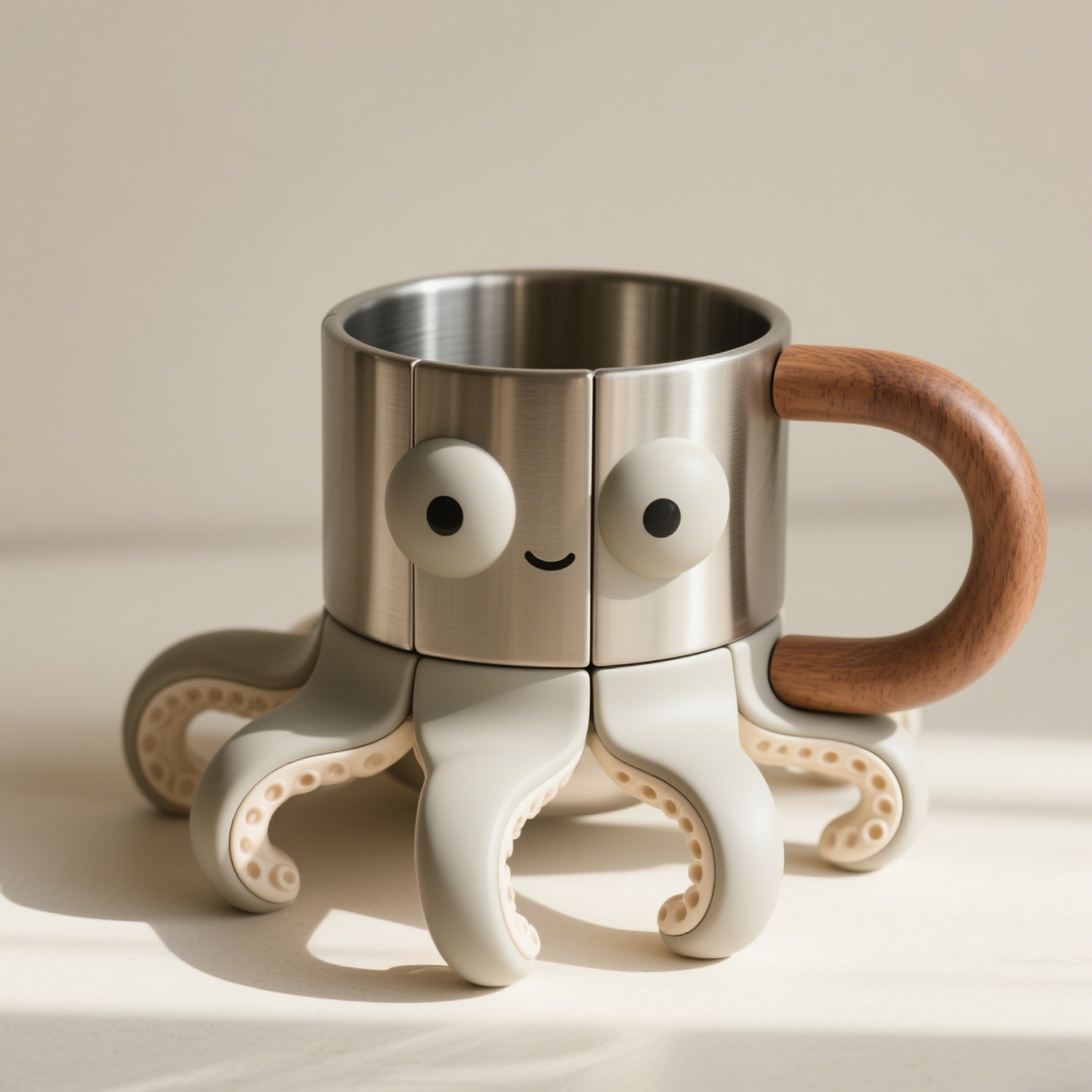 章魚造型不鏽鋼咖啡杯組（2入）