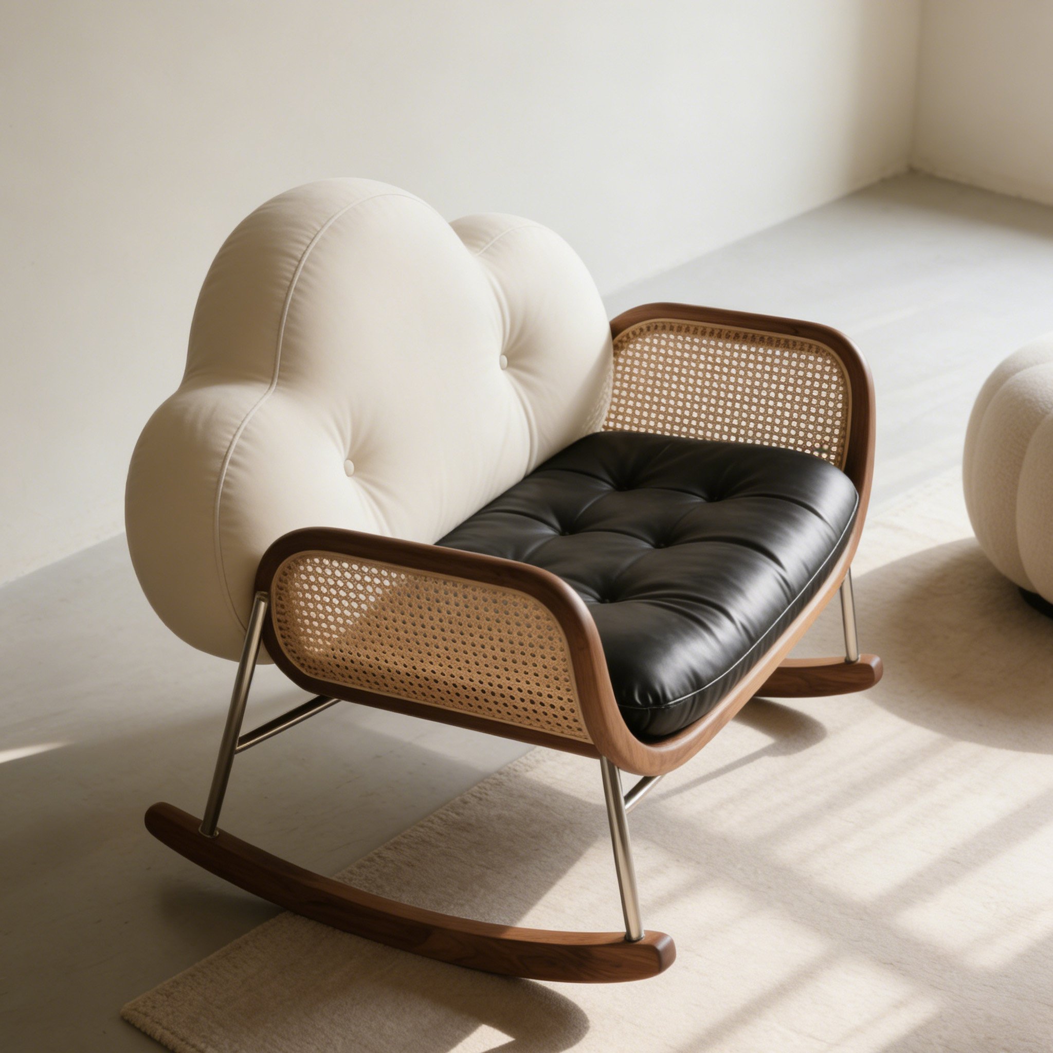 創意雲朵靠背休閒搖椅產品展示