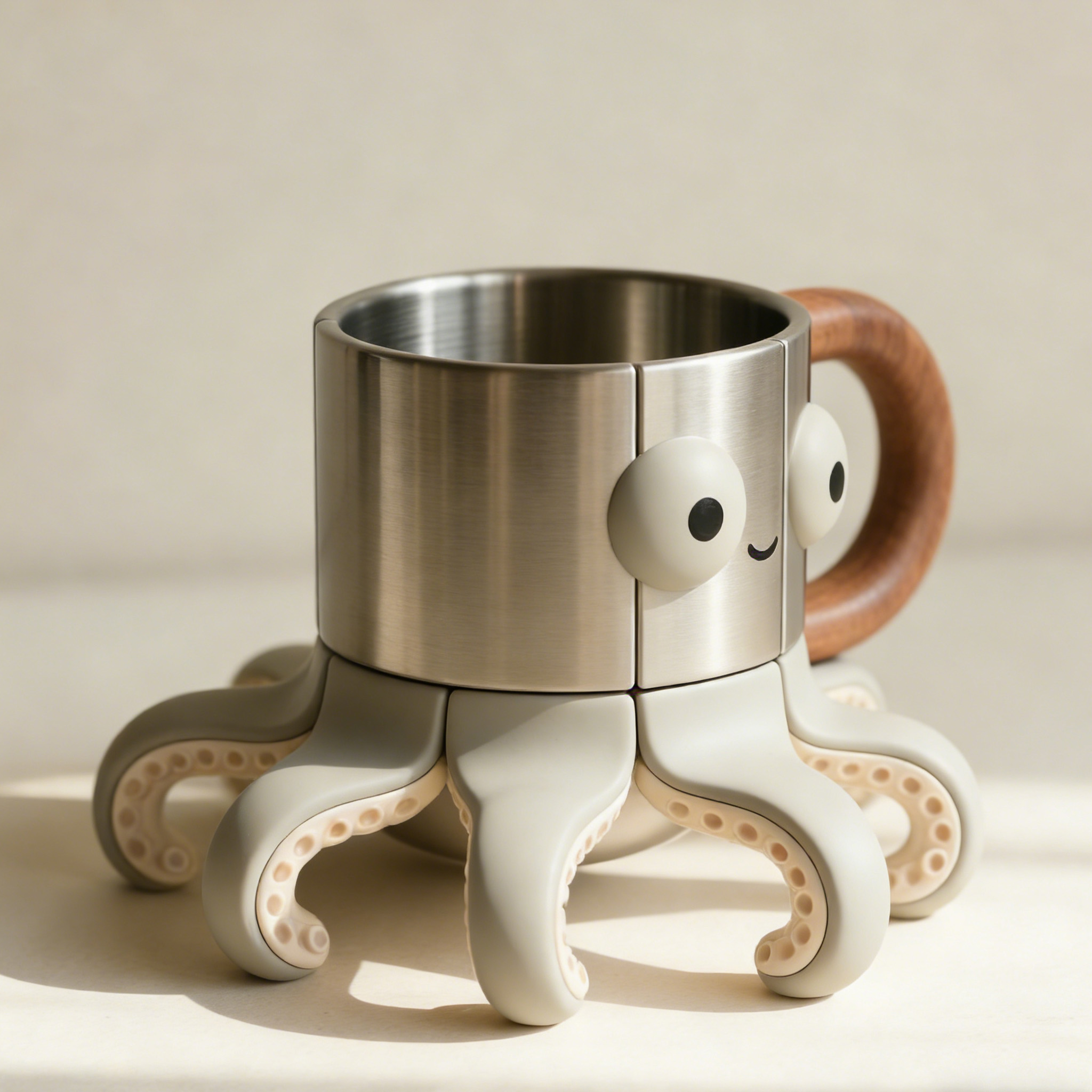 章魚造型不鏽鋼咖啡杯組（2入）