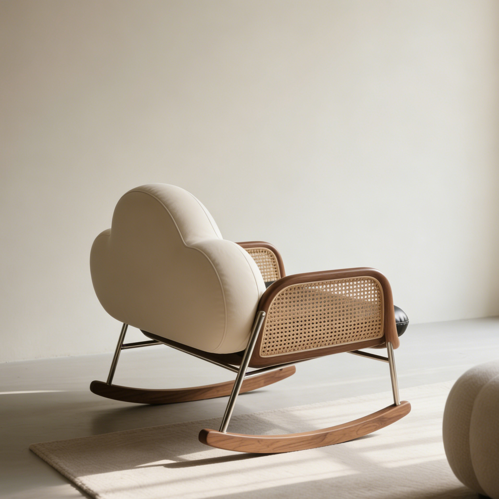 創意雲朵靠背休閒搖椅