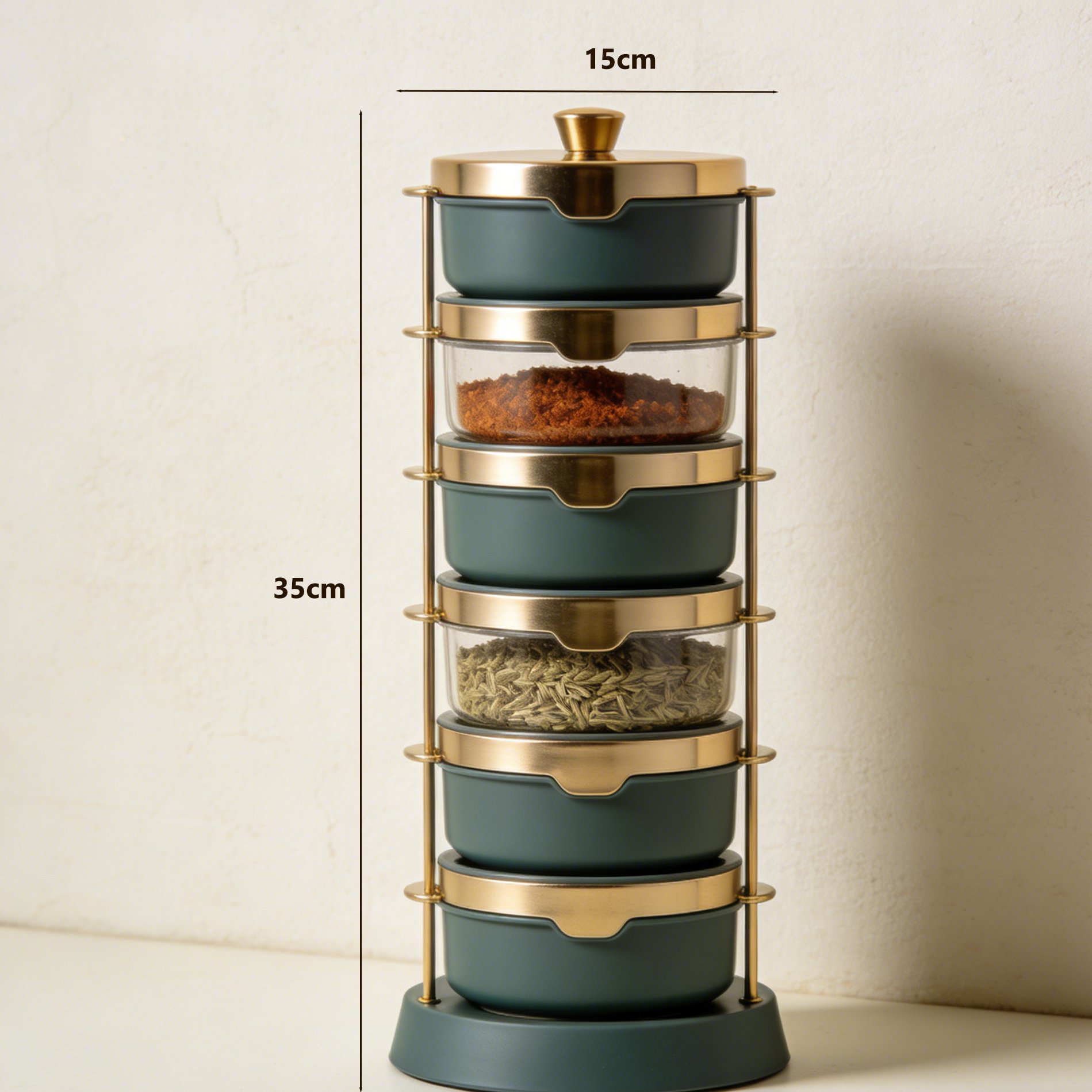 透明調料收納盒防塵防潮設計特寫