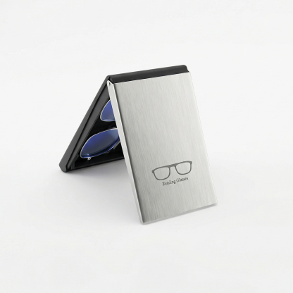 折りたたみ式ケース付きビジネス老眼鏡