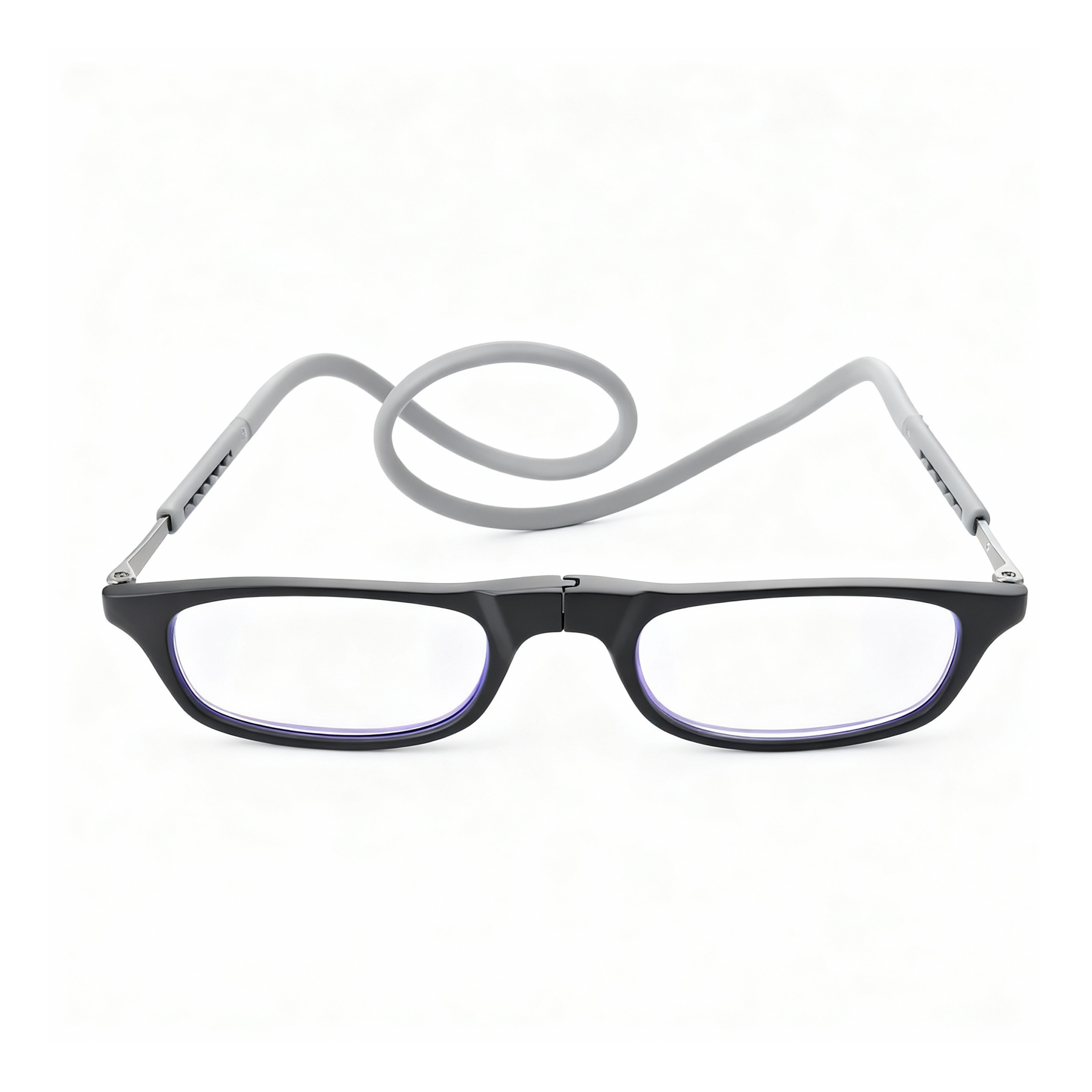 マグネット式 ネックストラップ付き 携帯用老眼鏡