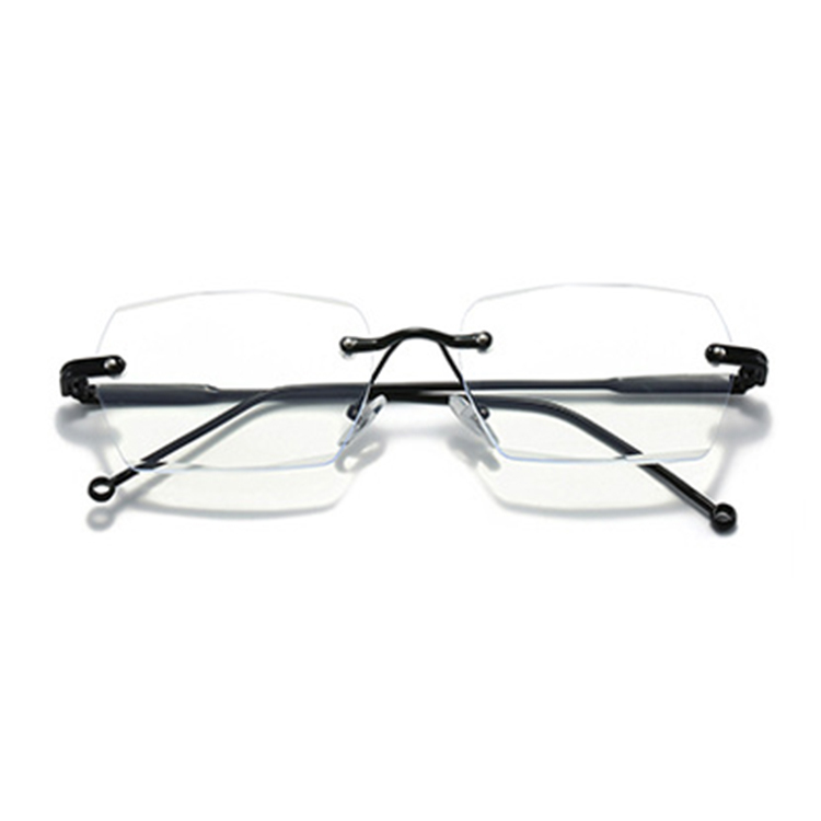 フレームレス・ブルーライトカット老眼鏡
