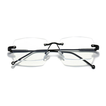 フレームレス・ブルーライトカット老眼鏡