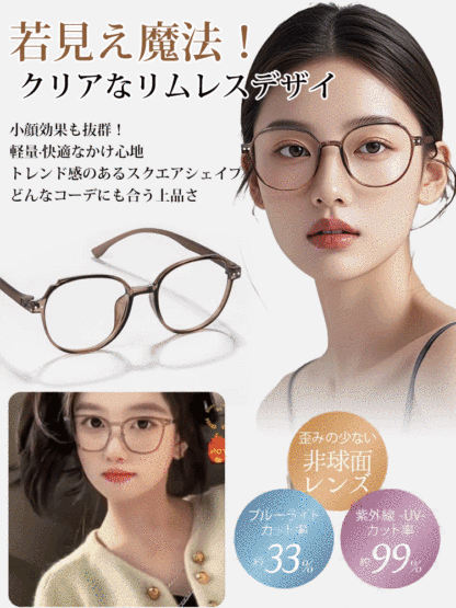 ブルーライトカット・超軽量老眼鏡