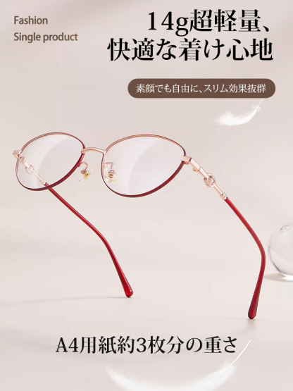 ブルーライトカット老眼鏡