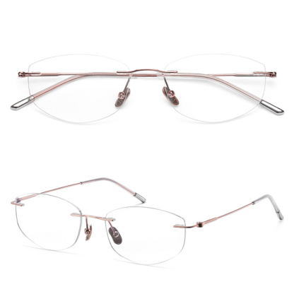 高精細ブルーライトカットフレームレス老眼鏡