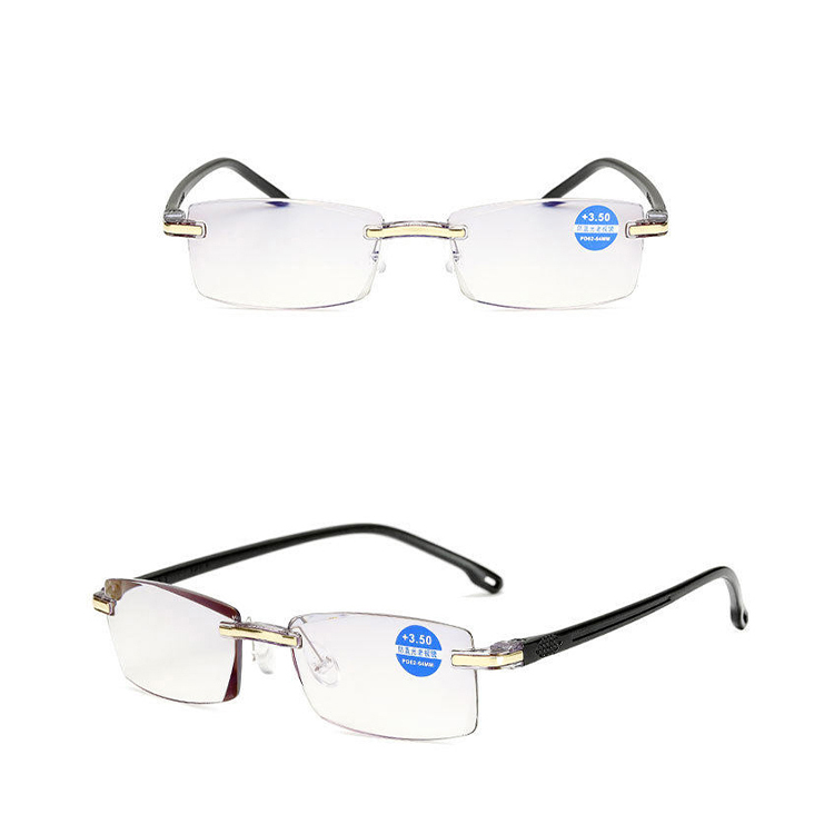 フレームなし老眼鏡