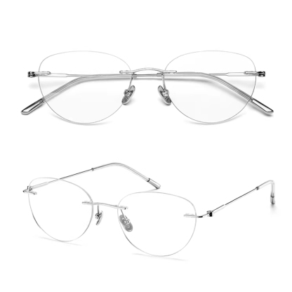 高精細ブルーライトカットフレームレス老眼鏡