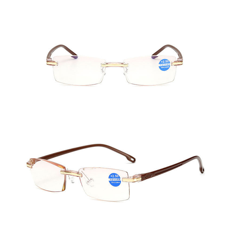 フレームなし老眼鏡