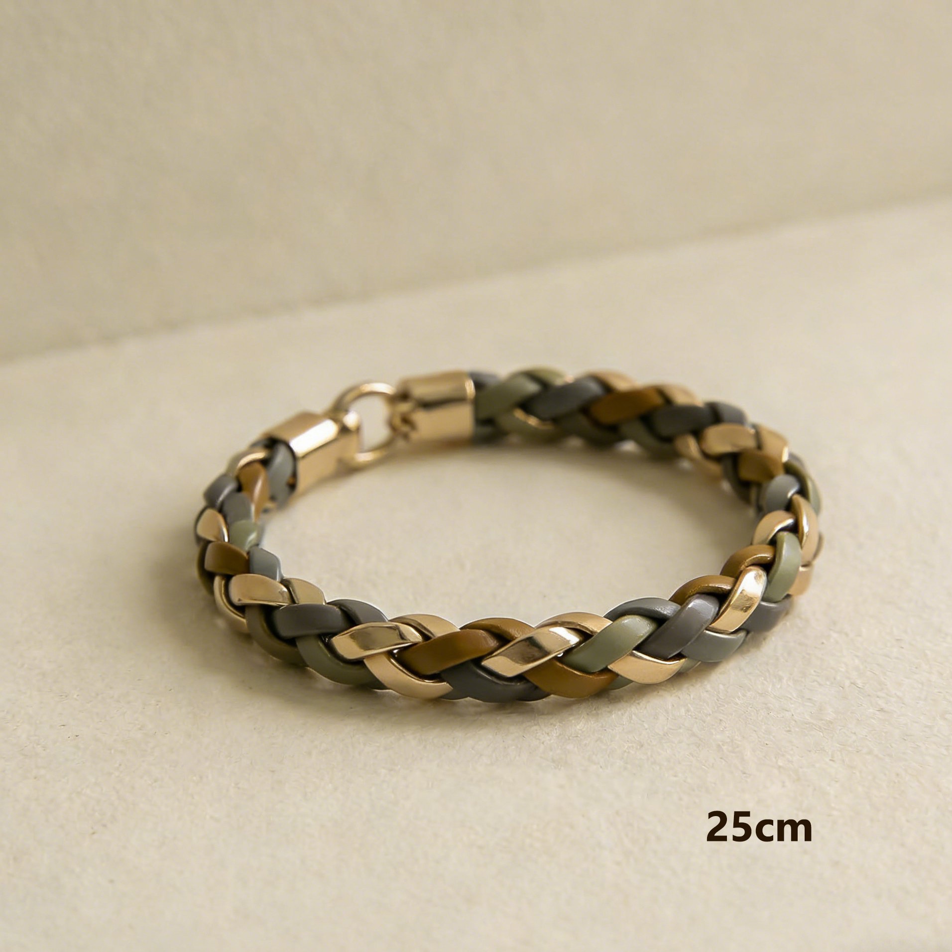 多色簡約編織手鍊搭配