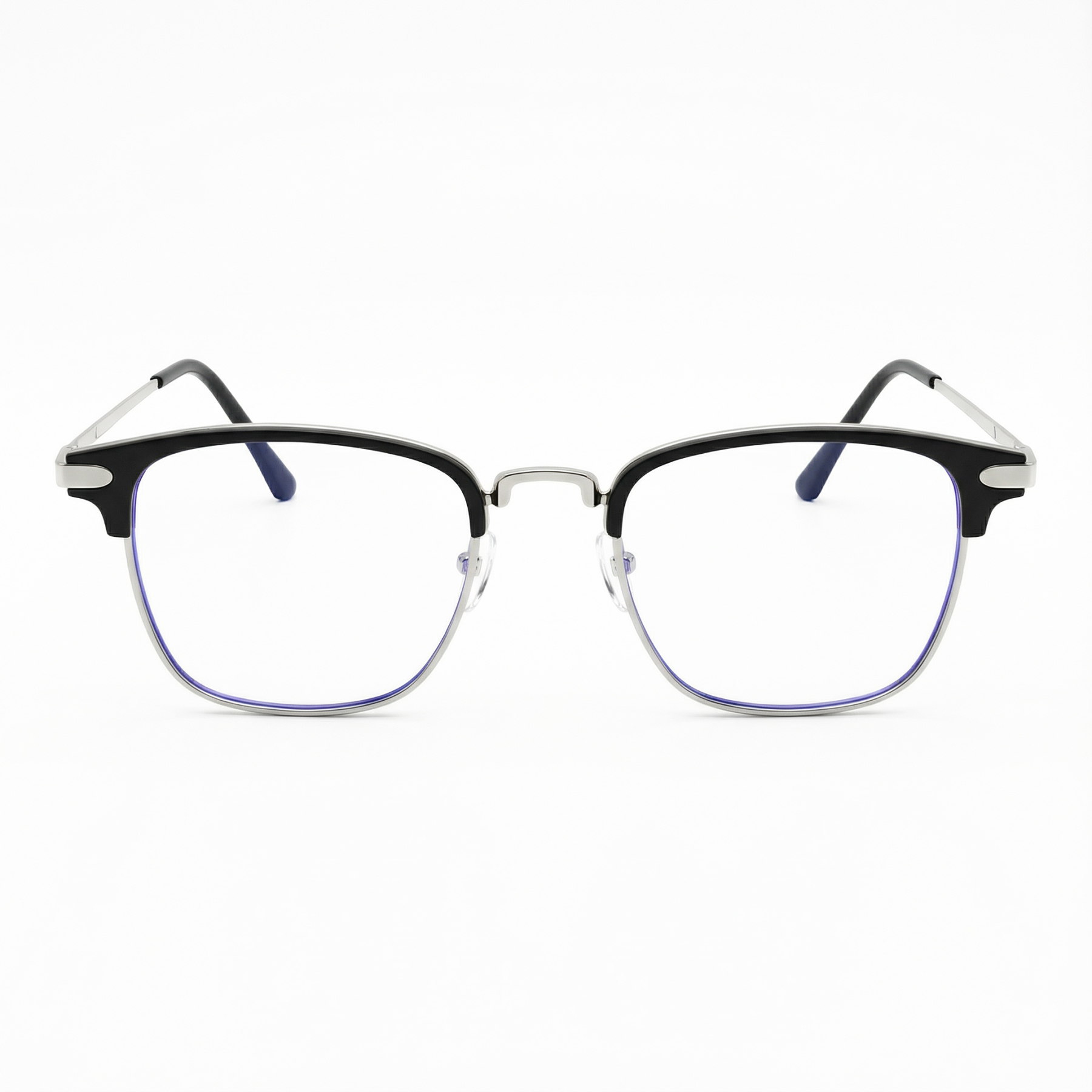 แว่นตาป้องกันแสงสีฟ้ากรอบโลหะแฟชั่น