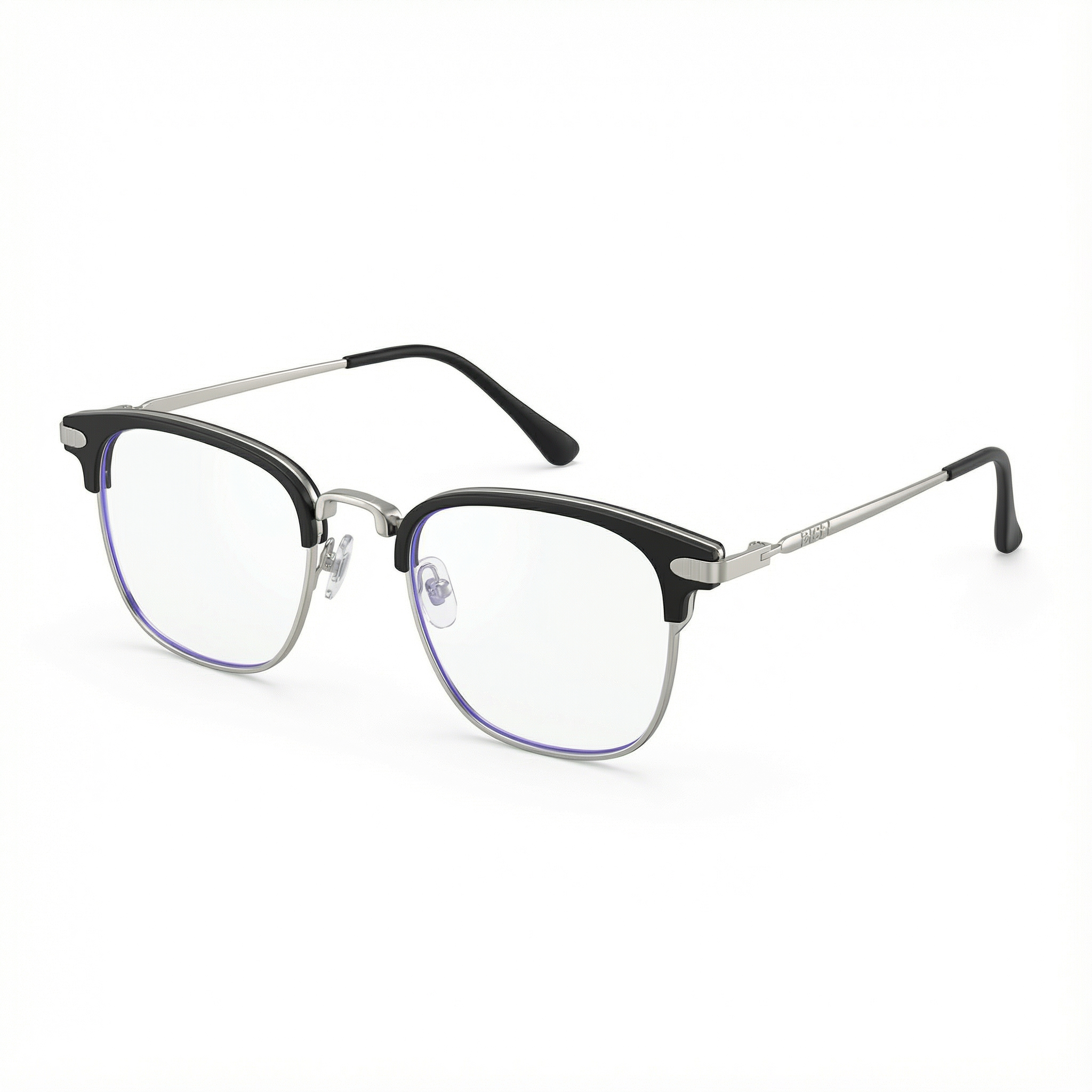 แว่นตาป้องกันแสงสีฟ้ากรอบโลหะแฟชั่น