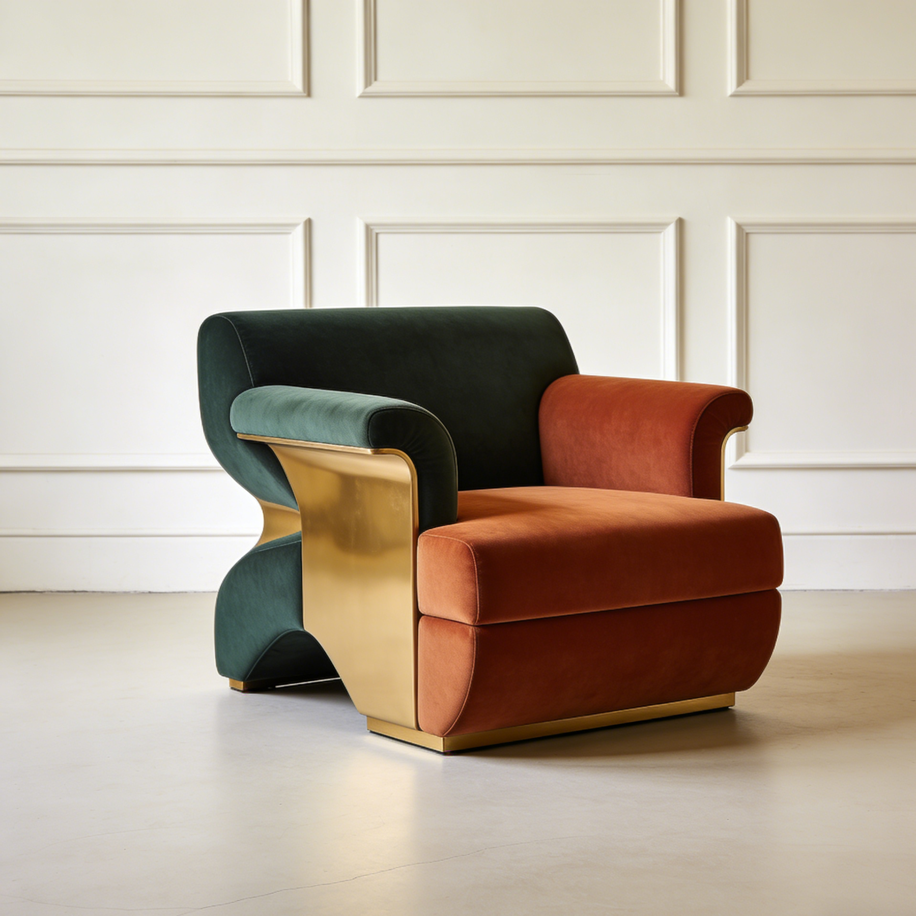 現代簡約單人沙發