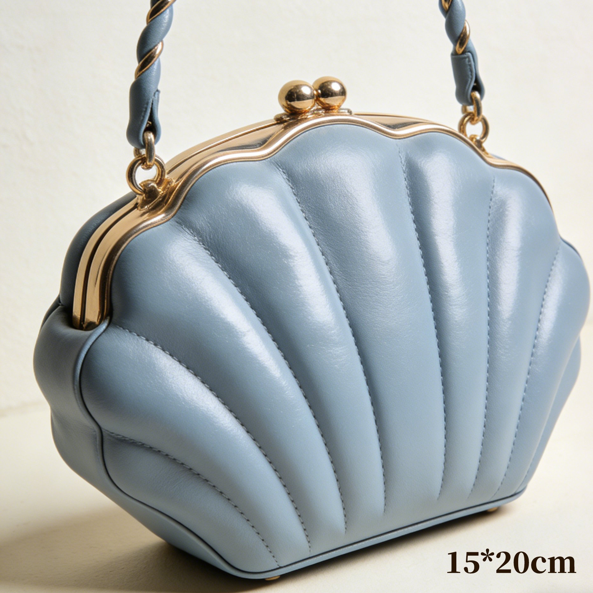 高級真皮手提包正面展示