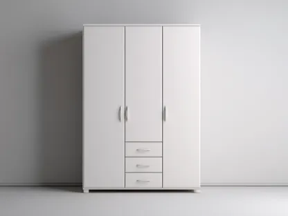 3 Door Wardrobes engineered wood 3 door wardrobe 120x55x200 cm - white - modern storage design-Decorure