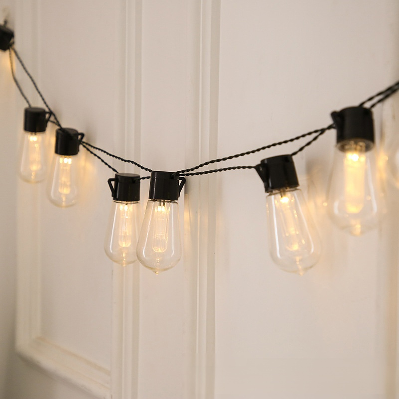 Waterproof LED solar decorative light string with remote control