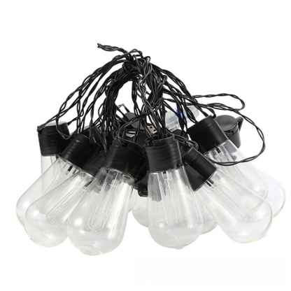 Waterproof LED solar decorative light string with remote control