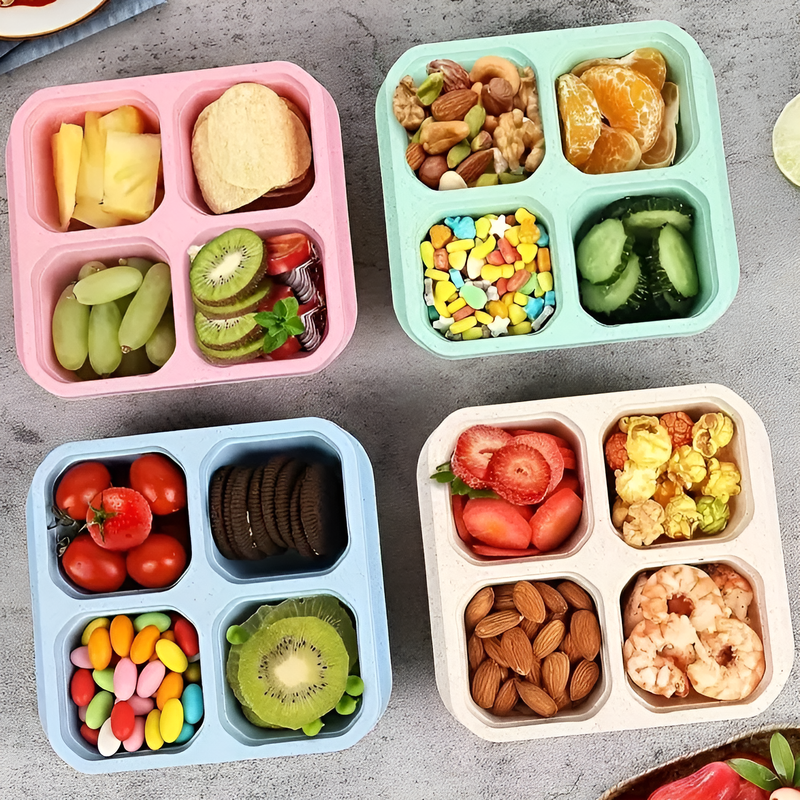 กล่องใส่อาหารว่างพร้อมฝาปิด 