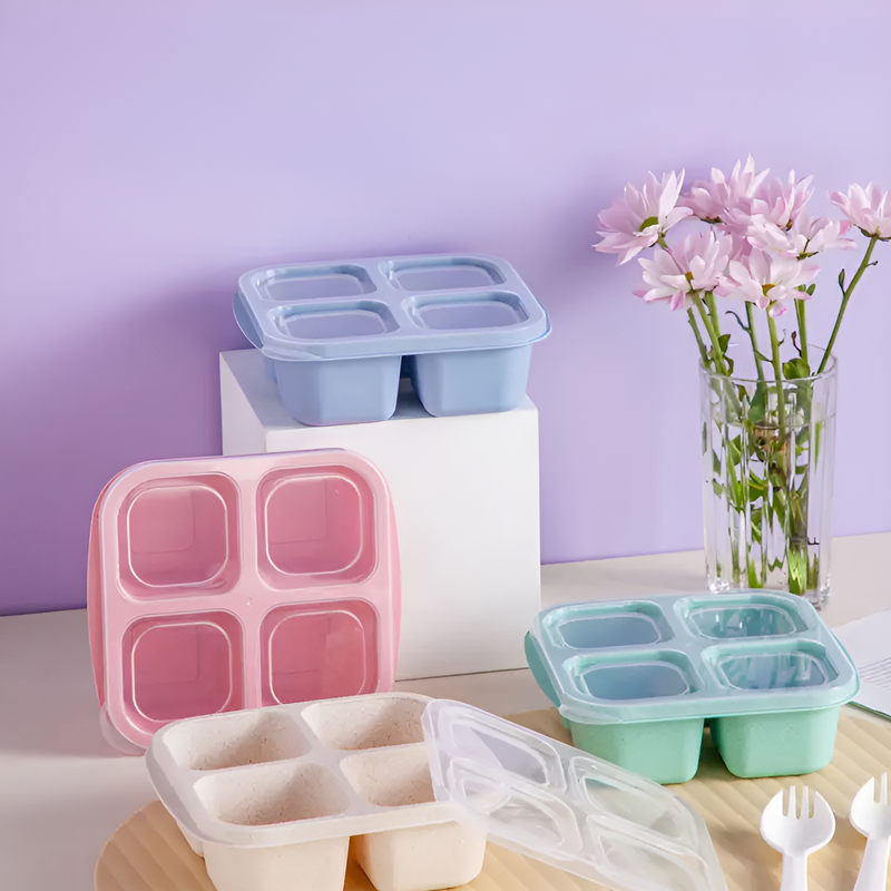 กล่องใส่อาหารว่างพร้อมฝาปิด 