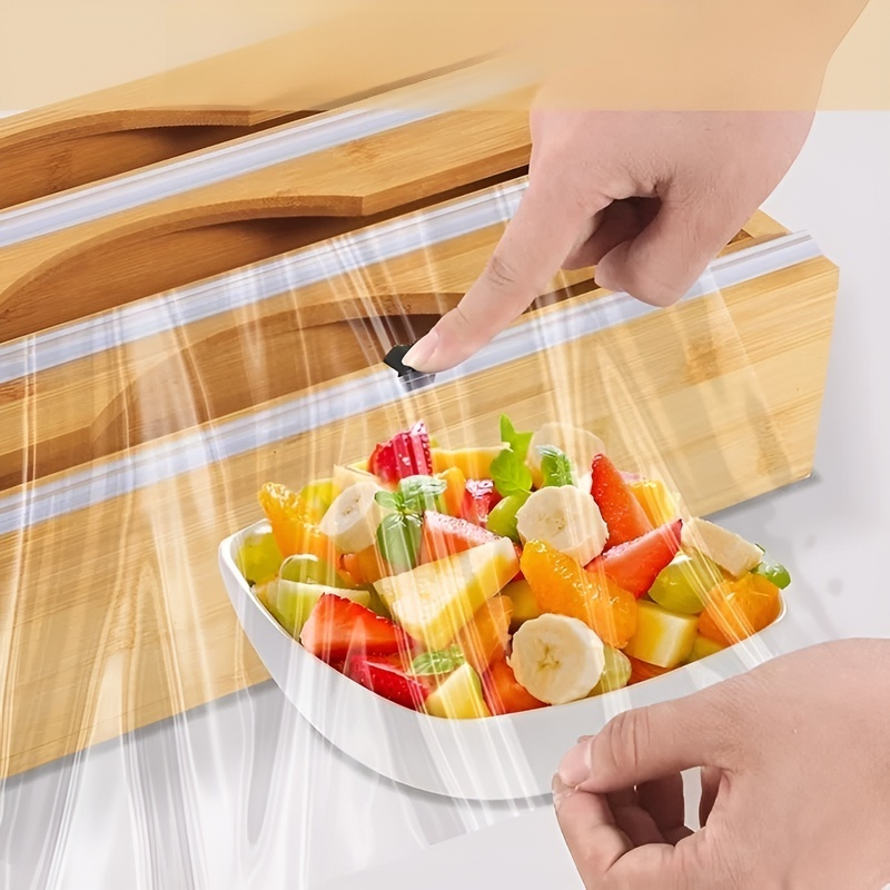 กล่องเก็บฟิล์มห่ออาหารพร้อมลิ้นชัก