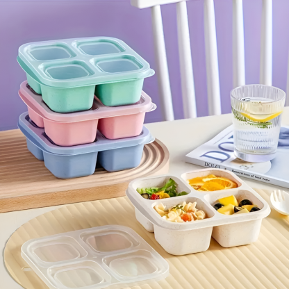 กล่องใส่อาหารว่างพร้อมฝาปิด 