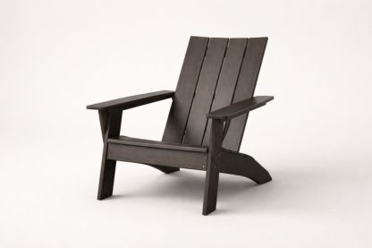 Solid wood Adirondack Chair Dark Brown