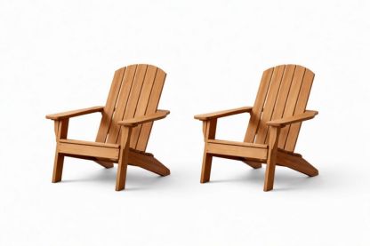 Acacia Adirondack Chair Set 2-Piece-Jardinic