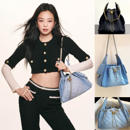 😍【お洒落さんにお勧めデニム♡】CHANEL25 ホーボーバッグ