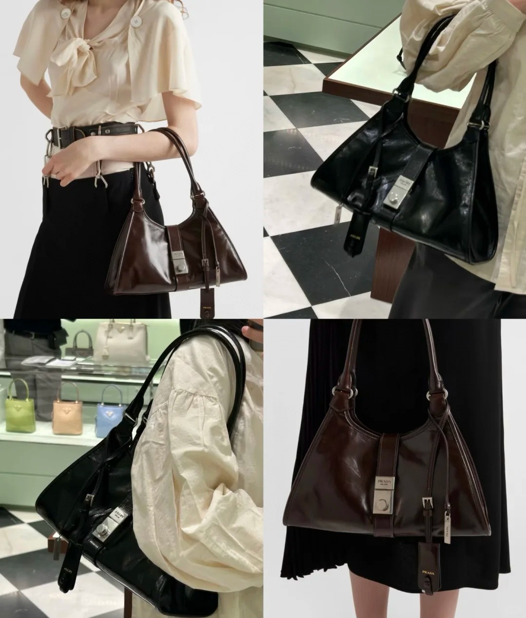 【Prada】どんなスタイルも格上げする、万能バッグ🎉どんなシーンでも主役に、洗練されたデザイン💃