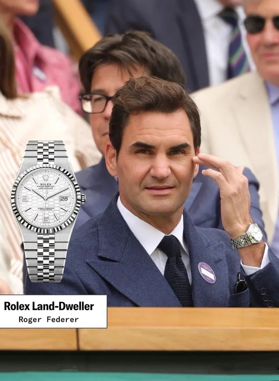 ランドドゥエラー 40  オイスター、40 mm、オイスタースチール＆ホワイトゴールド  リファレンス 127334