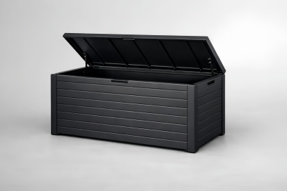 Outdoor Storage Box Resin Black