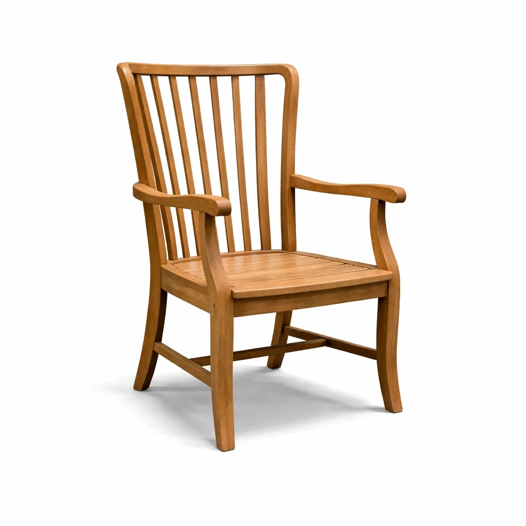 Chair Solid Teak Wood Brown 53 x 56 x 96 cm-FURMIXIO