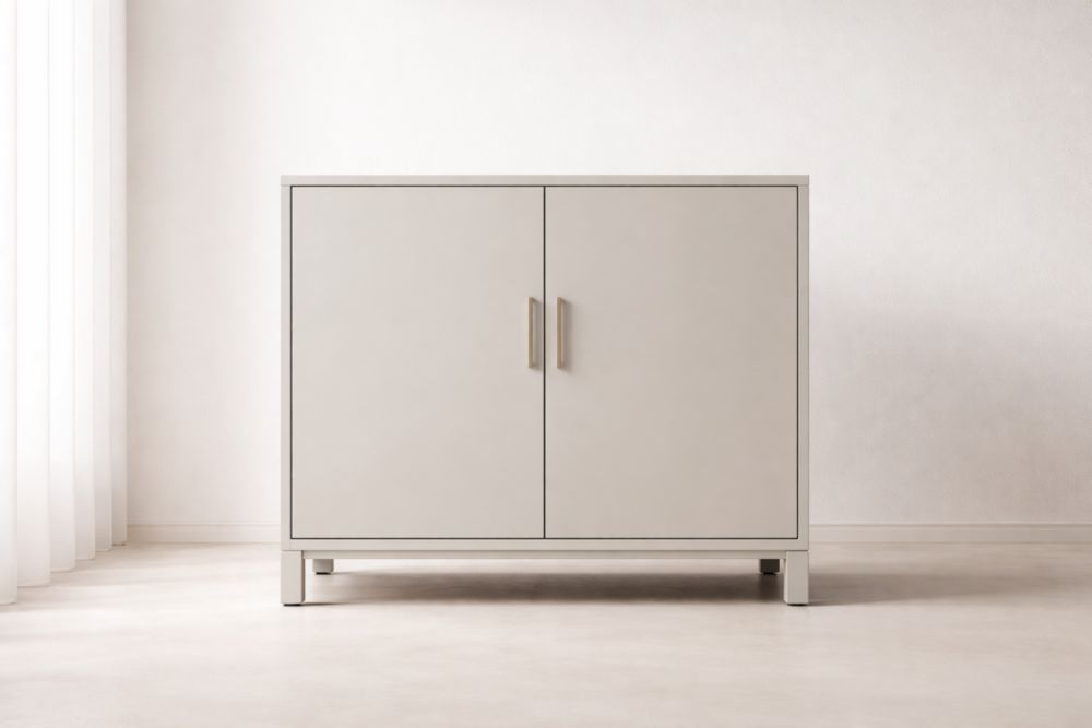 Two-Door Storage Cabinet MDF 80x40x80 cm-Havenavero