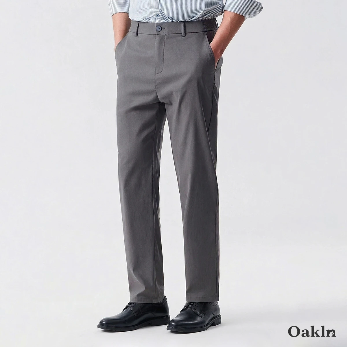 接触冷感 通気性 すっきり見え リヨセル×リネン混 カジュアルパンツ