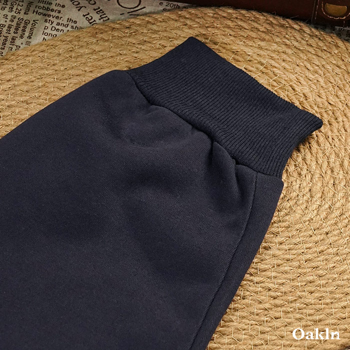 アメリカンヴィンテージ風 アウトドアプリント 配色切替 クルーネックスウェット-oakln