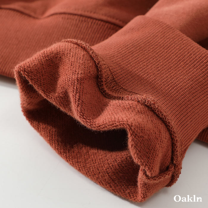 マストバイ無地ベーシッククルーネックスウェット-oakln