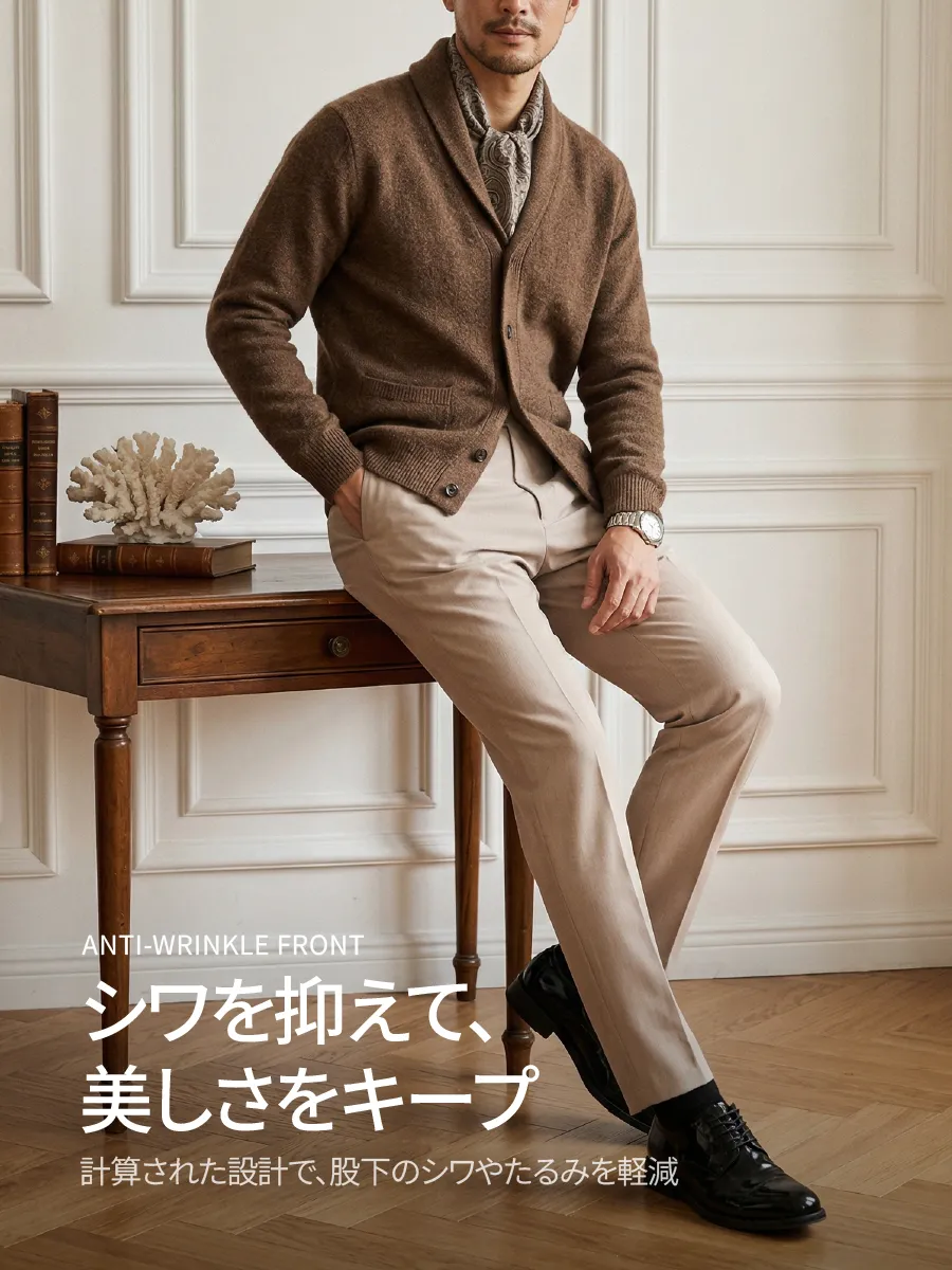 【一日中きちんと感をキープ】機能性素材で、気になるシワにサヨナラ。