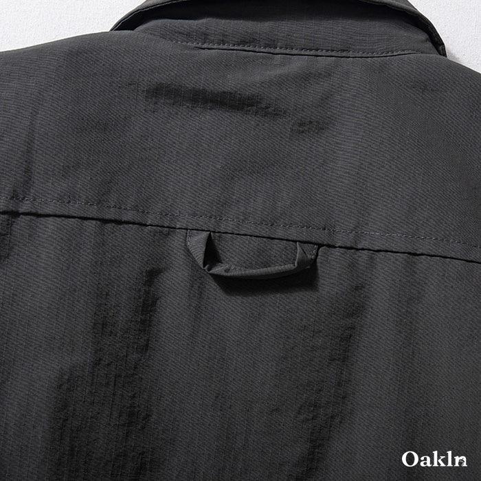 無地キルティング中綿ジャケット　防風防水-oakln