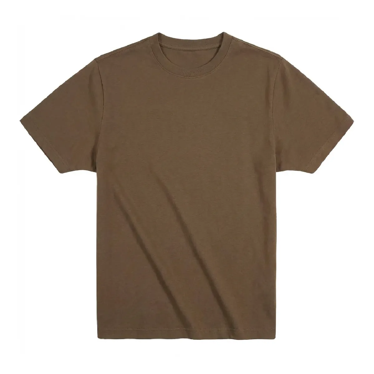 ヘビーウェイトコットン 高番手長繊維コットンTシャツ-Oakln