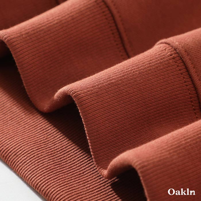 マストバイ無地ベーシッククルーネックスウェット-oakln